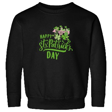 Discover Happy St Patricks Day Irish Flamingo Sweatshirts