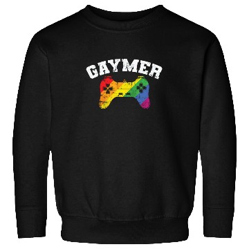 Discover Gamer Controller Gaymer LGBT Pride Sweatshirts