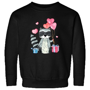 Discover Raccoon Valentine Gift Raccoon Owner Trash Panda Sweatshirts