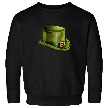 Discover Green Leprechauns Hat Cylinder Shamrock On St Sweatshirts