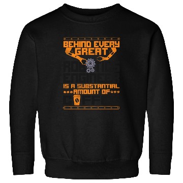 Discover Robot Robotics Engineer Coffee Sweatshirts