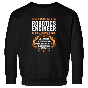Discover Robot Robotics Engineer Vintage Sweatshirts
