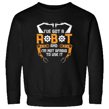 Discover Robot Robotics Engineer Vintage Sweatshirts