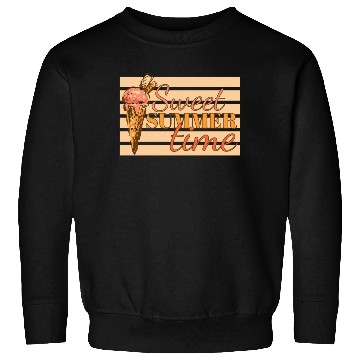 Discover Sweet Summer Time Ice Cream Vacation Retro Vintage Sweatshirts