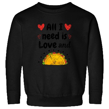 Discover Vintage I Love Tacos Groovy Tacos Are My Valentine Sweatshirts
