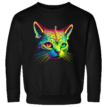 Discover Alien cosmic cat Sweatshirts