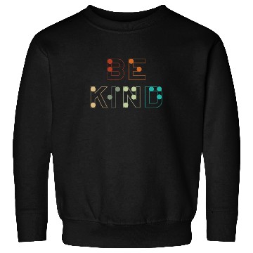 Discover Retro Kindness Braille Language Braille Alphabet Sweatshirts