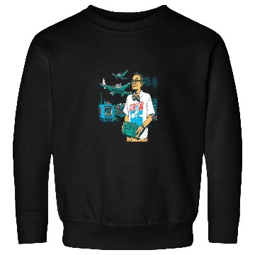 Discover Miniature Plane Lover Cool Retro Radio Controlled Sweatshirts