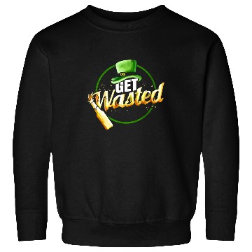 Discover Leprechauns Hat Get Wasted With Beer On St Sweatshirts