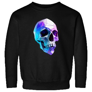 Discover Polygon Skull Art Sweatshirts
