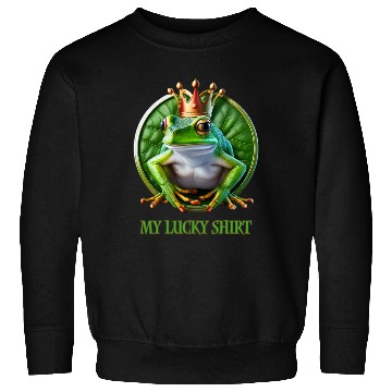 Discover My Lucky Green Frog Sweatshirts