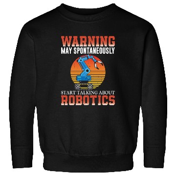 Discover Robot Robotics Engineer Retro Sweatshirts