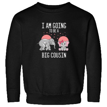 Discover Humorous I'm Going To A Big Cousin Baby Sweatshirts