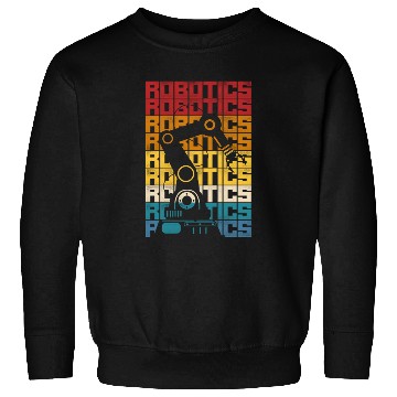 Discover Robot Robotics Engineer Retro Sweatshirts