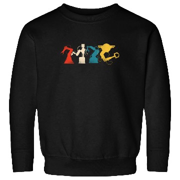 Discover Robot Robotics Engineer Retro Sweatshirts