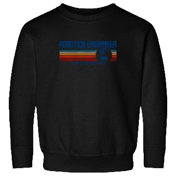 Discover Robot Robotics Engineer Retro Sweatshirts