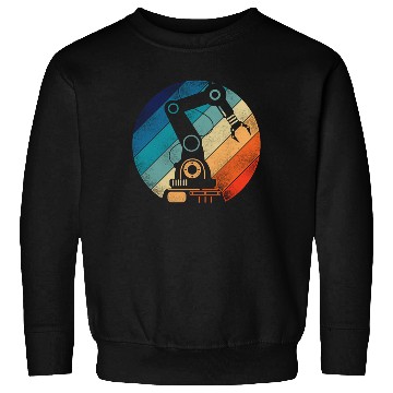 Discover Robot Robotics Engineer Retro Sweatshirts