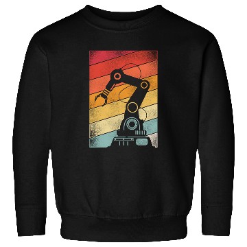 Discover Robot Robotics Engineer Retro Sweatshirts