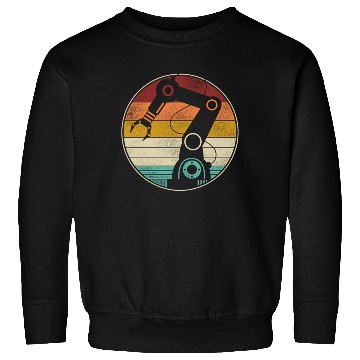 Discover Robot Robotics Engineer Retro Sweatshirts