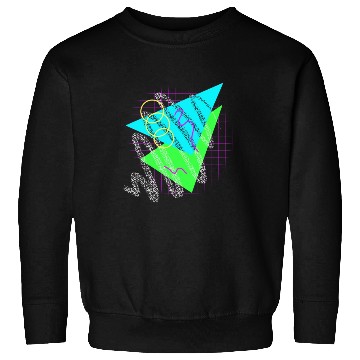 Discover 90's Neon Shapes Sweatshirts