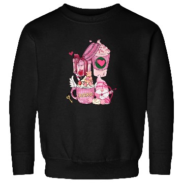 Discover Coffee Is My Love Language Cupid Coffee Valentine Sweatshirts