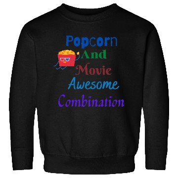 Discover Popcorn And Movie Awesome Combination Sweatshirts