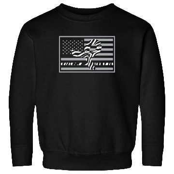 Discover USA Flag Carcinoid Cancer Awareness Beat Cancer Sweatshirts