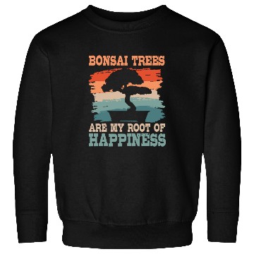 Discover Bonsai Tree Root Of Happiness Sweatshirts