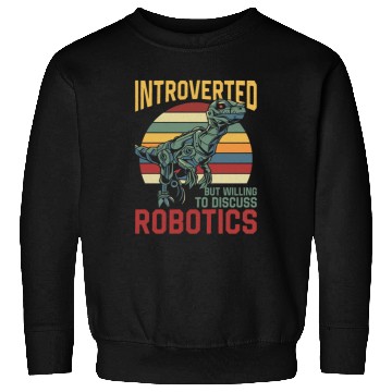 Discover Robot Robotics Engineer Retro Sweatshirts