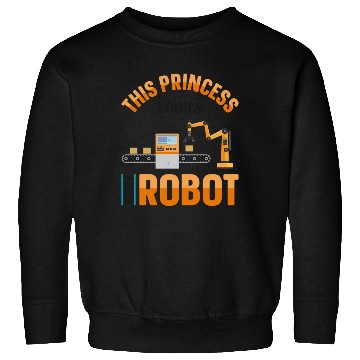 Discover Robot Robotics Engineer Female Sweatshirts