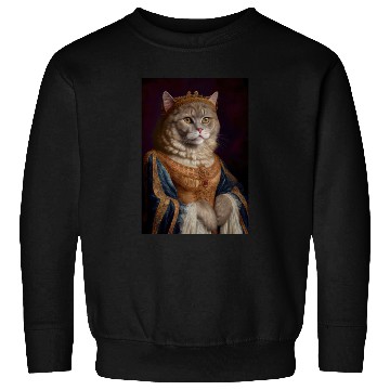 Discover Selkirk Rex King Cat Breed Portrait Royal Renaissa Sweatshirts