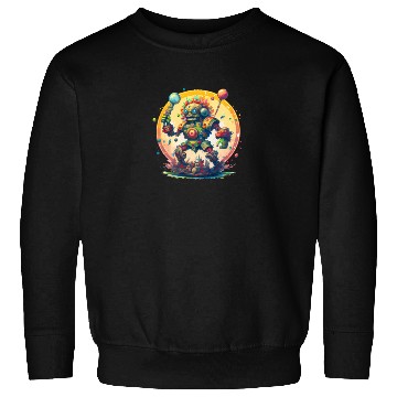 Discover Inca,Maya robot warrior Sweatshirts