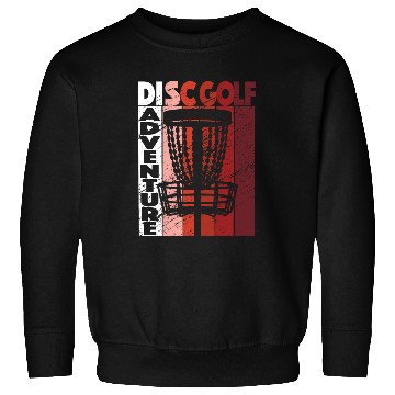 Discover Disc Golf Adventure Retro Frisbee Golf Sweatshirts