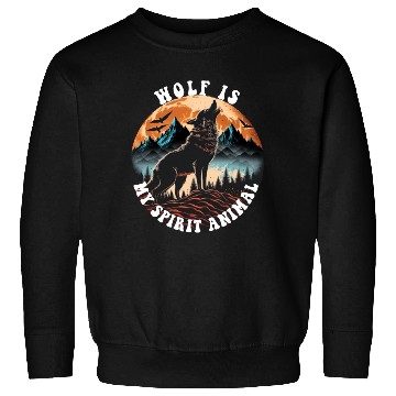 Discover wolf is my spirit animal Sweatshirts