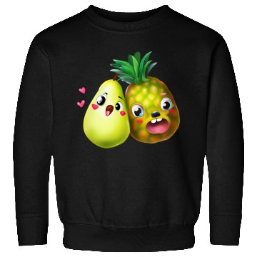 Discover Pineapple pear love - cute fruit design Sweatshirts
