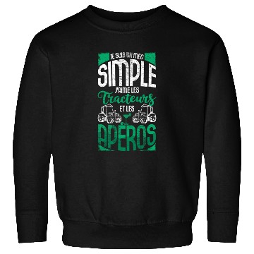 Discover Simple Guy Like Tractor Alcohol Driver Farmer Sweatshirts