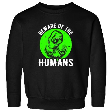 Discover Alien, Aliens, UFO, UAP, Space Unknown Flight Sweatshirts