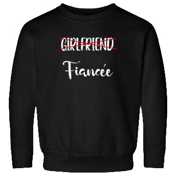 Discover Girlfriend Fiancee Couple Engagement Engaged Sweatshirts