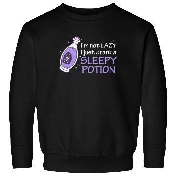 Discover Funny Witch Procrastinating Sleep Potion Pagan Wit Sweatshirts