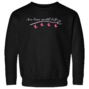 Discover Butterfly in love with life Sweatshirts
