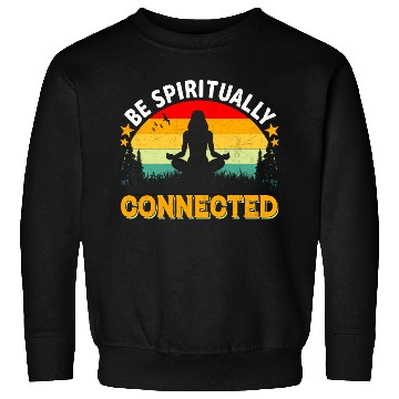 Discover Be spiritually connected yoga Vintage Sweatshirts