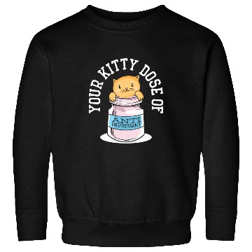 Discover Antidepressant Kitten Medicine Cat Owner Sweatshirts
