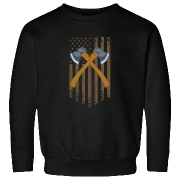 Discover Patriotic Axe Throwing Hatchet American Flag For A Sweatshirts