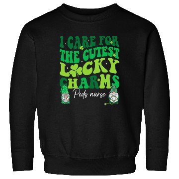 Discover Groovy Retro NICU Nurse St Patrick's Day Sweatshirts