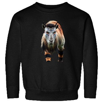 Discover goat red eyes Sweatshirts