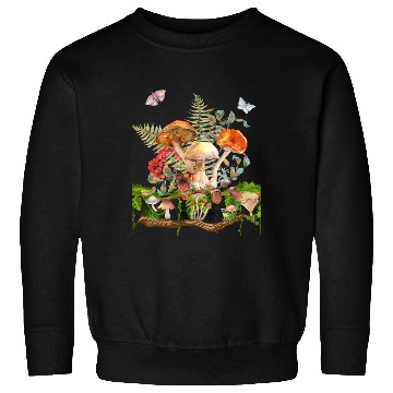 Discover Watercolor Mushrooms Sweatshirts