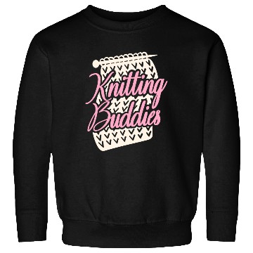 Discover Knitting Knitter Friends Besties Sweatshirts