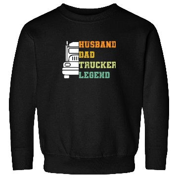 Discover husband dad trucker legend Sweatshirts