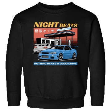 Discover Night Beats Sweatshirts
