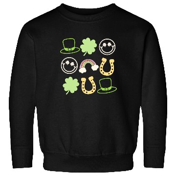 Discover Retro St Patricks Day Women Shamrock Vintage St Sweatshirts
